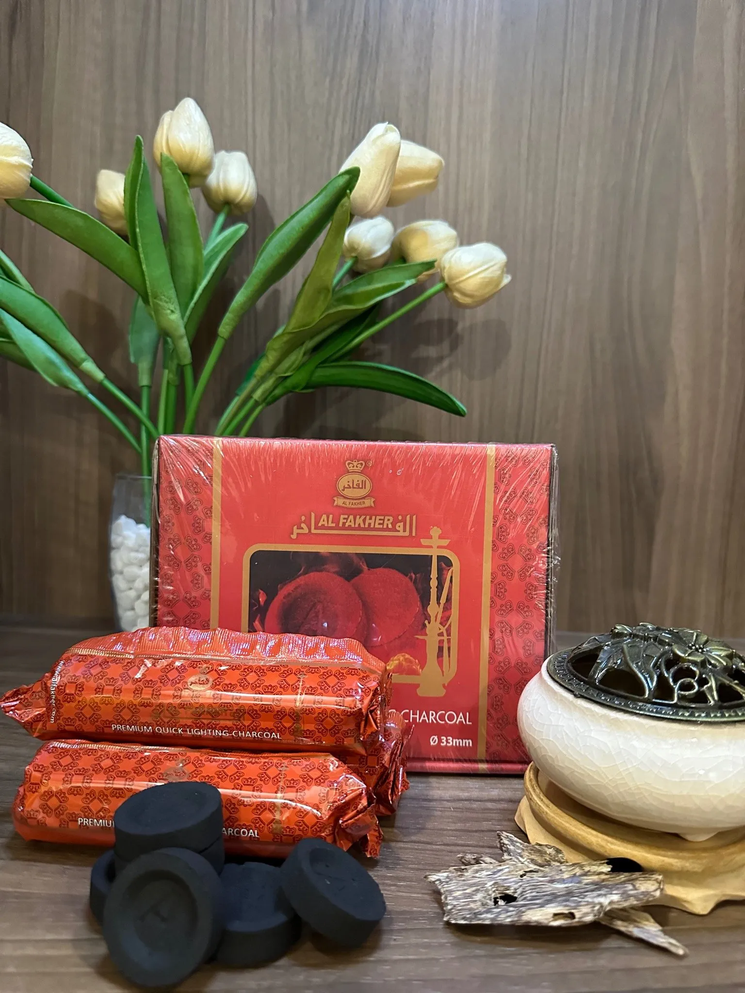 Premium Smokeless Activated Charcoal – Vietnamese Agarwood Burning